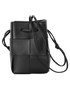 Mini Cassette Bucket Bag, &pound;390, Handbags, Black, Leather, Front view